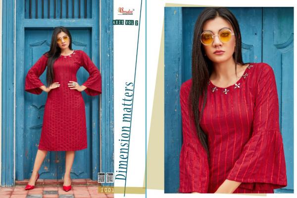 Smylee Axis 2 Designer Velvet Kurti